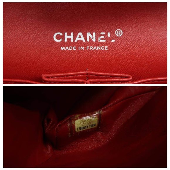 SOLD Chanel Orange Double Flap Shoulder Bag - Picture 8 of 8